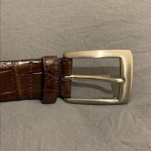 FLORSHEIM BELT CROC EMBOSSED